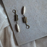 Boucles d’oreille en pierre Howlite