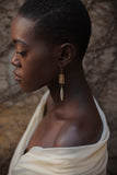 Boucles d’oreille en pierre Howlite