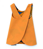 Robe "African traditions" jaune orangé