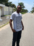 T-shirt "peanuts" carré gris