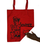 Tote bag "Foutou" rouge
