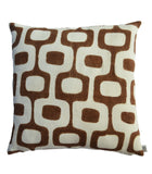 Coussin bogolan vintage terracota 40*40