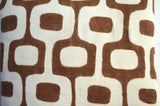 Coussin bogolan vintage terracota 40*40