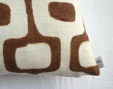 Coussin bogolan vintage terracota 40*40