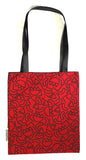 Tote bag "Je te suis tu m'suis" rouge