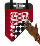 Tote bag pneu "Sexual Farandole" rouge
