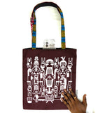 Tote bag "Sexual Africa" bordeaux