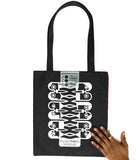 Tote bag "Sexual farandole" bleu
