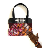 Tote bag pneu "Sexual Farandole" bordeaux