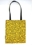 Tote bag "Tout a une fin" jaune