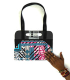 Tote bag pneu "African Kiss" noir