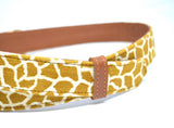Ceinture girafe moutarde PM