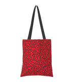 Tote bag "Je te suis tu m'suis" rouge