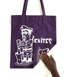 Tote bag "Foutou" violet