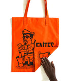 Tote bag "Foutou" orange