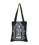 Tote bag "Je te suis tu m'suis" rouge