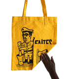 Tote bag "Foutou" jaune