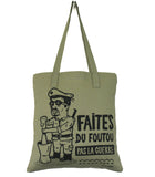 Tote bag "Foutou" kaki