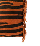 Sac Kankourang marron franges en cuir